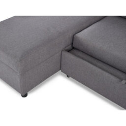 Julian Bowen Angel Sofabed With Storage - Light Grey - thumbnail 9