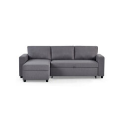 Julian Bowen Angel Sofabed With Storage - Light Grey - thumbnail 6