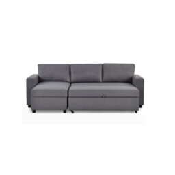 Julian Bowen Angel Sofabed With Storage - Light Grey - thumbnail 7