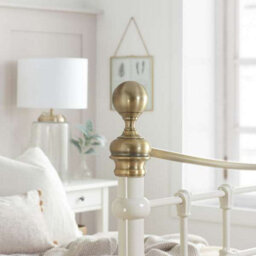 Birlea Bronte Double Bed Frame In Cream - thumbnail 3