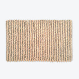 Allure Bath Fashions Sparkle Chunky Bobble Non Slip Bath Mat - Beige - thumbnail 1