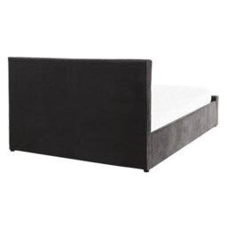 Beliani Ottoman Bed Velvet Amiens 140 X 200 Cm (Eu Double) Grey - thumbnail 8