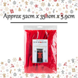 Door Bow Christmas Decoration X 1 52Cm X 35. 1Cm X 5. 9Cm Red - thumbnail 2