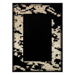 RugsX Carpet Allure 1965 Frame - Structural, Stylish, Glamour Black Gold 200X290 Cm - thumbnail 2