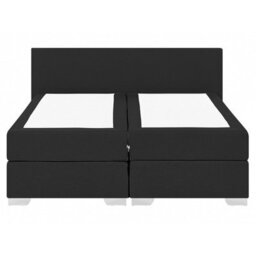 Beliani Divan Bed Fabric President 160 X 200 Cm (Eu King Size) Black - thumbnail 4