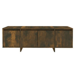 Berkfield Durable Tv Cabinet Smoked Oak 120X30X40.5 Cm Engineered Wood - thumbnail 6