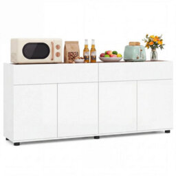 160 Cm Sideboard Buffet Cabinet With Storage Bar Cabinet - thumbnail 1