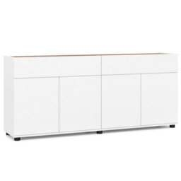 160 Cm Sideboard Buffet Cabinet With Storage Bar Cabinet - thumbnail 4