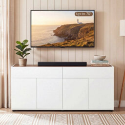 160 Cm Sideboard Buffet Cabinet With Storage Bar Cabinet - thumbnail 6
