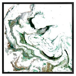 "Andrew Lee Green Marble (Picutre Frame) / 12X12"" / Brown" - thumbnail 2