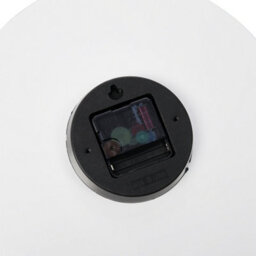 Living And Home Silent Wall Clock Black Marble Texture Round Wall Clock For Kitchen Home - thumbnail 5