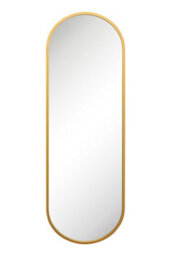 "Mirroroutlet Vultus - New Gold Metal Framed Double Arched Outdoor Garden Wall Mirror 71"" X 24"" (180Cm X 60Cm)" - thumbnail 2