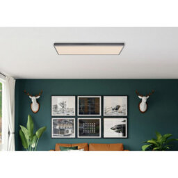 Luminosa Lighting Luminosa Doro 120X30Cm Flush Ceiling Light Silver Colored Led Dimmable 2700-6500K Remote Control Timer - thumbnail 7