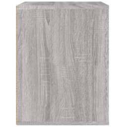 Berkfield Wall-Mounted Bedside Cabinet Grey Sonoma 50X36X47 Cm - thumbnail 8
