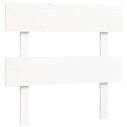 Berkfield Bed Frame With Headboard White 100X200 Cm Solid Wood - thumbnail 8