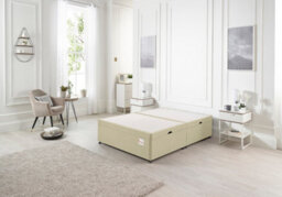 Somnior Beds Somnior 4Ft Millbank Ottoman Bed-Side Opening-Beige Linen - thumbnail 2