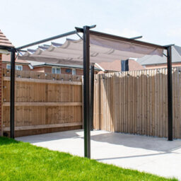 BPS Access Solutions Aluminium Pergola - Bps Garden Canopy/pergola 3X3M - Full Aluminium, - thumbnail 2