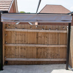 BPS Access Solutions Aluminium Pergola - Bps Garden Canopy/pergola 3X3M - Full Aluminium, - thumbnail 5