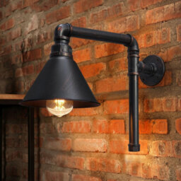 Long Life Lamps Company Industrial Vintage Water Pipe Wall Light M0163 - thumbnail 6