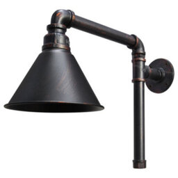 Long Life Lamps Company Industrial Vintage Water Pipe Wall Light M0163 - thumbnail 3