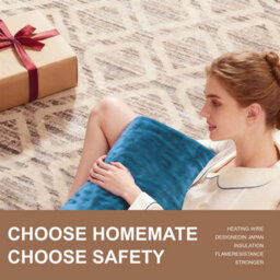 Alivio Electric Heated Blanket With 7 Heat Levels & 9 Timer Modes (Teal) - thumbnail 6