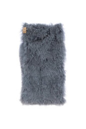 Fenland Sheepskin Fenland Indoor Real Lamb Wool Rug - Dark Grey (120 Cm X 60 Cm) - thumbnail 1