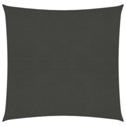 Berkfield Sunshade Sail 160 G/m2 Anthracite 2.5X2.5 M Hdpe - thumbnail 1