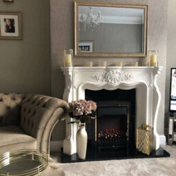 Chesterfield Beaumont 2 Seater Sofa Malta Mushroom 07 Real Fabric - thumbnail 3