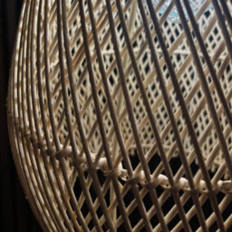 CGC Interiors Cgc Enya Natural Rattan Easy Fit Hand Made Lampshade - thumbnail 8