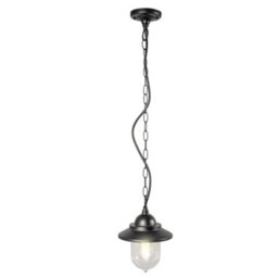 CGC Lighting Cgc Ryder Black Hanging Outdoor Porch Patio Lamp Adjustable Suspension Ceiling Suspended Lamp E27 Standard Screw Ip54 Weatherproof - thumbnail 7
