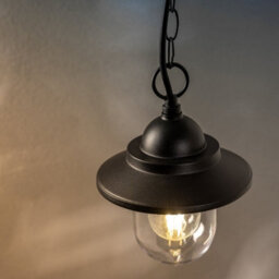 CGC Lighting Cgc Ryder Black Hanging Outdoor Porch Patio Lamp Adjustable Suspension Ceiling Suspended Lamp E27 Standard Screw Ip54 Weatherproof - thumbnail 4