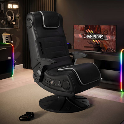 X Rocker Pro 4.1 Bluetooth Audio Console Gaming Chair - Black - image 1