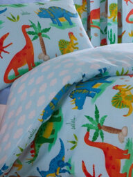 Portfolio Home Dinosaurs Single Duvet Cover And Pillowcase - thumbnail 2