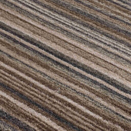 Melrose Mubai Stripe Wool Made Natural Area Rug 160/230Cm - thumbnail 2