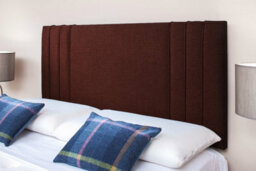 "Slumbre Rio 3 Turin Linen 3Ft  Single 24"" Headboard -  Brown"