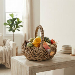 Orange Indoor Hanging Basket Arrangement - 24Cm - thumbnail 7