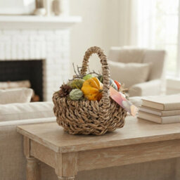 Orange Indoor Hanging Basket Arrangement - 24Cm - thumbnail 5