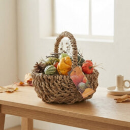 Orange Indoor Hanging Basket Arrangement - 24Cm - thumbnail 8