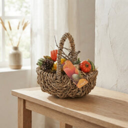 Orange Indoor Hanging Basket Arrangement - 24Cm - thumbnail 9