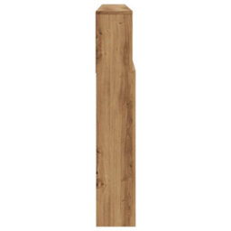 Berkfield Headboard Cabinet Artisian Oak 200X19X103.5 Cm Engineered Wood - thumbnail 5