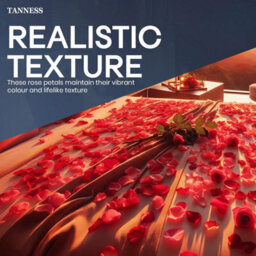 Tanness Artificial Rose Petals -1500 Pcs, Dark Red With Black - Fake Flower Petals For Romantic Bedroom & Valentines Decorations - thumbnail 4
