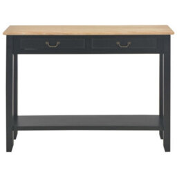 Berkfield Console Table Black 110X35X80 Cm Wood - thumbnail 3