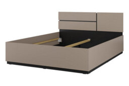 Arte Kross 164Cm Eu King Bed In Rich Congo - Elegant 160X200Cm Frame With Versatile Headboard Configurations - thumbnail 2