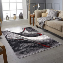 Modern Abstract Area Rug Soft Thick Pile Carpet Living Room Bedroom Non Shedding Polypropylene 160X230 Cm - thumbnail 1