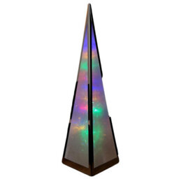 Samuel Alexander 45Cm Light Up Holographic Christmas Pyramid Decoration With Multi-Coloured Leds - thumbnail 9