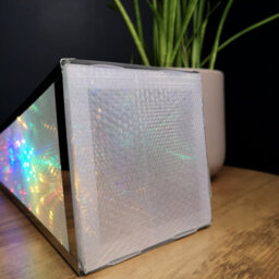 Samuel Alexander 45Cm Light Up Holographic Christmas Pyramid Decoration With Multi-Coloured Leds - thumbnail 7