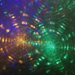 Samuel Alexander 45Cm Light Up Holographic Christmas Pyramid Decoration With Multi-Coloured Leds - thumbnail 3