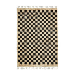 Multi Kilim Modern Easy To Clean Chequered Handmade Diningroom Bedroom And Living Room Rug-150Cm X 230Cm - thumbnail 5
