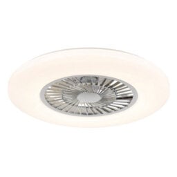 Luminosa Lighting Luminosa Alva Ceiling Fan White Matt 1X Rgb Led Dimmable 3000-6500K Remote Control Timer - thumbnail 1