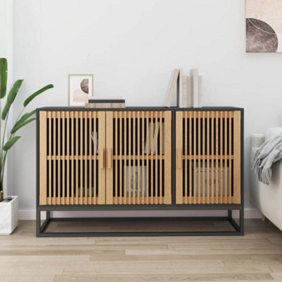 Berkfield Sideboard Black 105X30X65 Cm Engineered Wood - image 1